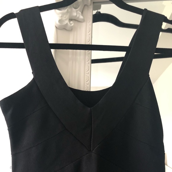 Tristan Black Bandage Dress - Picture 2 of 4
